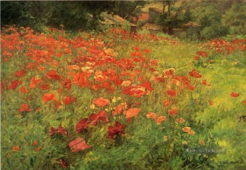  John Malerei - In Poppyland Landschaft John Ottis Adams